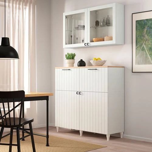 Комбинация для хранения - IKEA BESTÅ/BESTA/Беста/Бесто ИКЕА, 120x42x240 см, белый, (изображение №2)