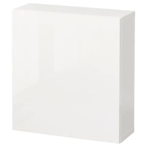 Настенный шкаф - IKEA BESTÅ/BESTA, 60x22x64 см, белый, БЕСТО ИКЕА