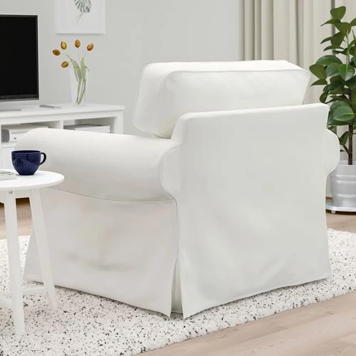 Кресло - IKEA EKTORP, 104х88 см, белый, ЭКТОРП ИКЕА (изображение №3)