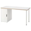 Письменный стол - IKEA ALEX, 140x60 см, белый, Алекс ИКЕА