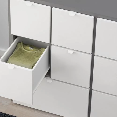 Комод с 8 ящиками - IKEA VISTHUS/ВИСТУС ИКЕА, 96х49х122 см, белый (изображение №3)