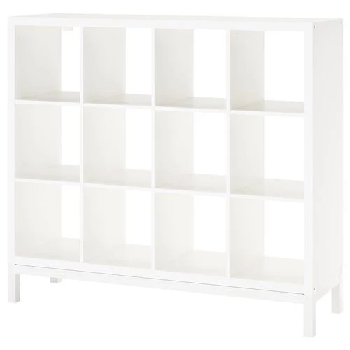 Стеллаж - IKEA KALLAX, 147х39х129 см, белый, КАЛЛАКС ИКЕА (изображение №1)