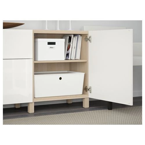 Комбинация для хранения - IKEA BESTÅ/BESTA/ БЕСТА/БЕСТО ИКЕА, 180x42x74 см, белый (изображение №7)