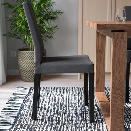 Стул - IKEA KÄTTIL /KATTIL,89х46х52 см, темно-серый/черный, КЭТТИЛ ИКЕА (изображение №4)