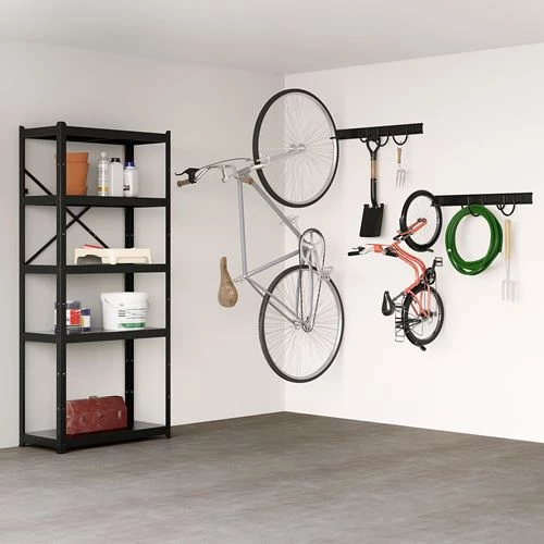Стеллаж - IKEA BROR, 85х40х190 см, черный, БРУР ИКЕА (изображение №2)