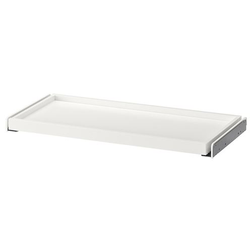 Выдвижная полка - IKEA KOMPLEMENT, 75x35 см, белый КОМПЛИМЕНТ ИКЕА