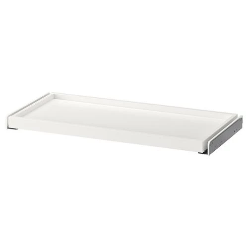 Выдвижная полка - IKEA KOMPLEMENT, 75x35 см, белый КОМПЛИМЕНТ ИКЕА (изображение №1)