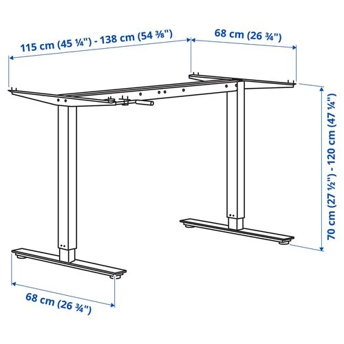 TROTTEN регулируемая по высоте подставка ИКЕА (изображение №7)