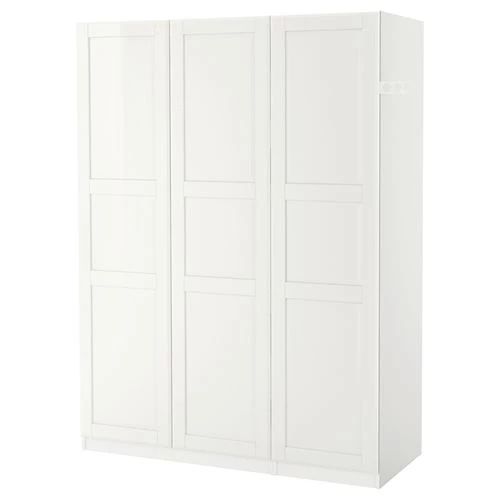 Гардероб - IKEA PAX/TYSSEDAL, 150x60x236 см, белый ПАКС/ТИССЕДАЛЬ ИКЕА (изображение №2)