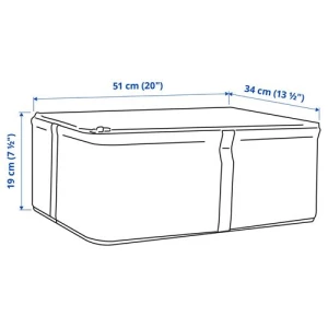 Органайзер для обуви - IKEA HEMMAFIXARE, 34x51x19 см, белый, ХЕММАФИКСАРЕ ИКЕА