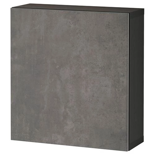 Настенный шкаф - IKEA BESTÅ/BESTA, 60x22x64 см, белый, БЕСТО ИКЕА (изображение №1)