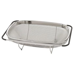 Дуршлаг - IKEA IDEALISK, 34x23 см, нержавеющая сталь/черный ИДЕАЛИСК ИКЕА