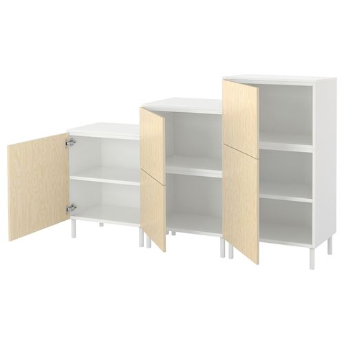 Гардеробная система - PLATSA/KALBÅDEN IKEA/ПЛАТСА/КАЛЬБОДЕН ИКЕА, 41х113х180 см, белый/бежевый