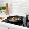 Сковорода - IKEA HEMKOMST, 32 см, нержавеющая сталь/с антипригарным покрытием ИКЕА (изображение №2)
