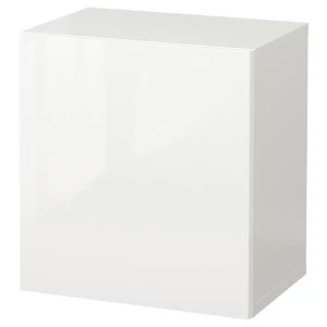 Настенный шкаф - IKEA BESTÅ/BESTA, 60x42x64 см, белый, Бесто ИКЕА