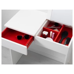 Туалетный столик - IKEA BRIMNES/БРИМНЕС ИКЕА , 70х42х77 см, белый/красный