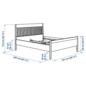 IDANÄS/LINDBÅDEN Комбинация мебели для спальни ИКЕА