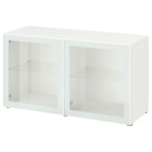 Шкаф - IKEA BESTÅ/BESTA/Бесто ИКЕА, 120x42x64 см, белый,