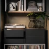 Настенный стеллаж - IKEA EKET, 35x35x35 см, темно-серый, ЭКЕТ ИКЕА (изображение №8)