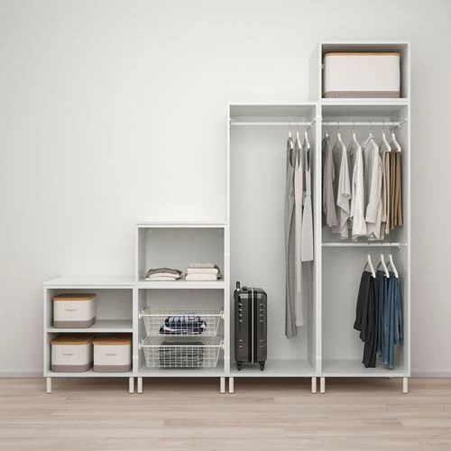 Платяной шкафPLATSA/FONNES/IKEA/ ПЛАТСА/ФОННЕС ИКЕА,240x57x231, белый (изображение №2)