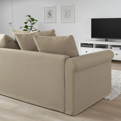 2 шезлонга и 2-местный диван - IKEA GRÖNLID/GRONLID,  98x339см, бежевый, ГРЕНЛИД ИКЕА (изображение №5)