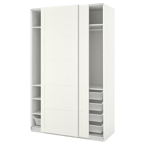 Шкаф-купе - IKEA PAX/BERGSBO/ ПАКС/БЕРГСБУ ИКЕА, 150x66x236 см, белый