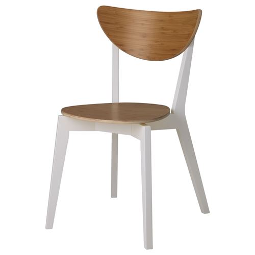 Стул - IKEA NORDMYRA, 78х47х48 см, коричневый/белый, НОРДМИРА ИКЕА