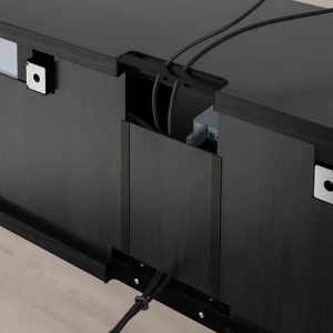 Тумба под ТВ - IKEA BESTÅ/BESTA, 180x42x48 см, черный, Бесто ИКЕА