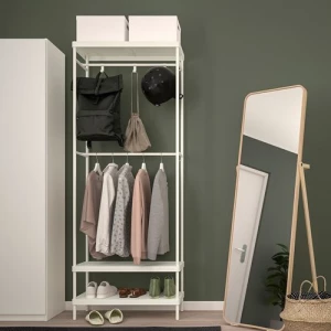 Шкаф для прихожей - MACKAPÄR IKEA/МАКАПЭР ИКЕА, 32х78х200 см, белый