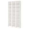 Открытый книжный шкаф - BILLY IKEA/БИЛЛИ ИКЕА, 28х120х237 см, белый (изображение №1)