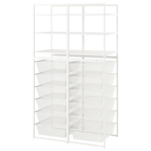 Стеллаж - IKEA JONAXEL, 99х51х173 см, белый, ЙОНАКСЕЛЬ ИКЕА