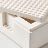 Набор коробок LEGO® с крышкой - IKEA BYGGLEK, 3 штуки, белый  ИКЕА БЮГГЛЕК (изображение №4)