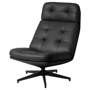 Вращающееся кресло - IKEA HAVBERG, 66х99х92 см, черный, ХАВБЕРГ ИКЕА