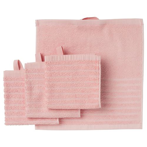 Полотенца для рук - IKEA VÅGSJÖN/VAGSJON, 30х30 см, розовый, ВОГШЁН ИКЕА