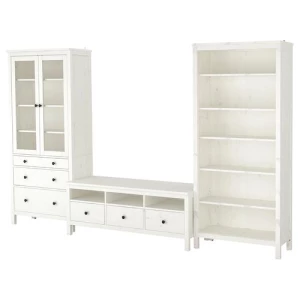 Тумба под телевизор - IKEA HEMNES, 197x326 см, белый, Хемнэс ИКЕА