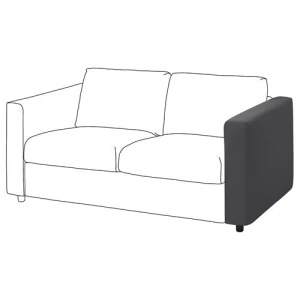 Подлокотник для дивана - IKEA VIMLE, 93х61х15 см, серый, ВИМЛЕ ИКЕА