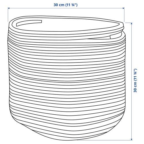 Сумка для хранени - IKEA STRANDSKATA, 30х30 см, разноцветный, ИКЕА (изображение №6)
