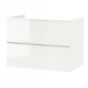 Шкаф для раковины с 2 ящиками - IKEA GODMORGON, 80x58 см, белый ГОДМОРГОН ИКЕА