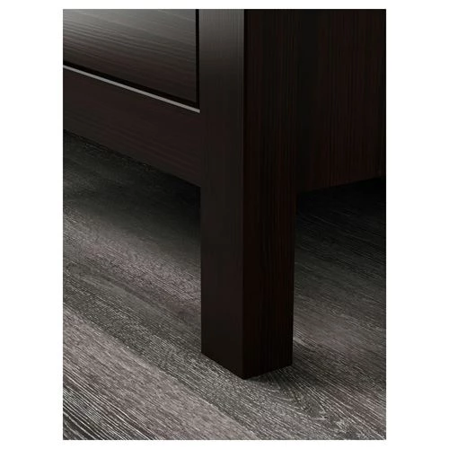 Тумбочка - IKEA HEMNES, 54х66 см, коричневый, Хемнэс ИКЕА (изображение №5)