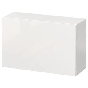 Навесной шкаф - IKEA BESTÅ/BESTA, 60x22x38 см, белый, Бесто ИКЕА