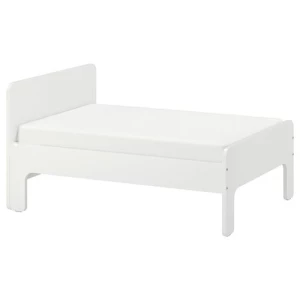 Кровать одноярусная - IKEA SLÄKT/LURÖY, 80x200 см, белый, ИКЕА