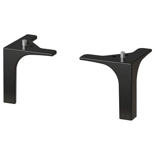 Ножки - IKEA NANNARP, 10 см, черный, НАННАРП ИКЕА (изображение №1)