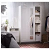 Шкаф платяной 3-дверный - IKEA BRIMNES, 117х190 см, белый, БРИМНЭС/БРИМНЕС ИКЕА (изображение №2)