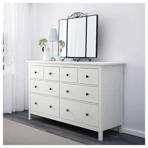 Комплект мебели д/спальни  - IKEA HEMNES, белый, 200x140см, ХЕМНЭС ИКЕА (изображение №7)