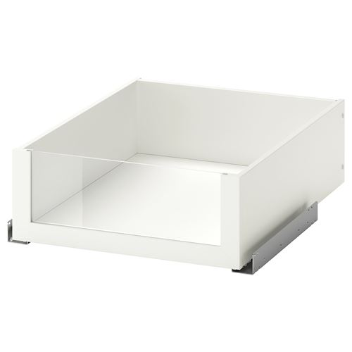 Ящик с фронтальной панелью - IKEA KOMPLEMENT, 50x58 см, белый КОМПЛИМЕНТ ИКЕА