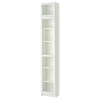 Книжный шкаф со стеклянной дверцей - BILLY/OXBERG IKEA/БИЛЛИ/ОКСБЕРГ ИКЕА, 30х40х237 см, белый