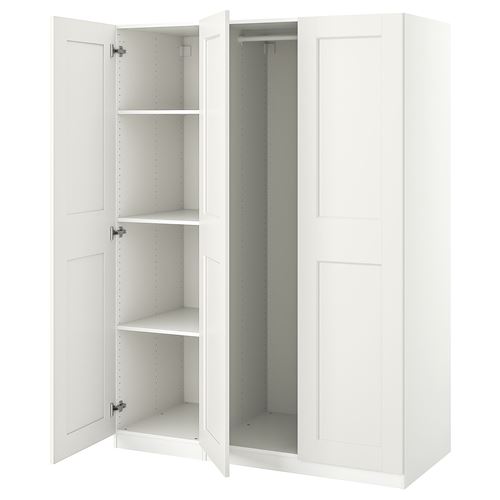 Гардероб - IKEA PAX/GRIMO/ПАКС/ГРИМО ИКЕА, 150x60x201 см, белый