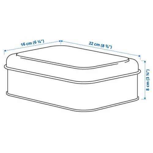 PLOGFÅRA коробка с крышкой ИКЕА (изображение №6)