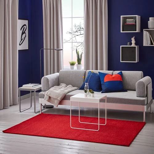 Ковер - IKEA LANGSTED/ЛАНГСТЕД ИКЕА, 195х133 см, красный (изображение №3)
