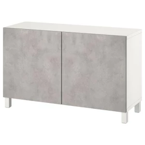 Комбинация для хранения - IKEA BESTÅ/BESTA, 120x42x74 см, серый, Беста/Бесто ИКЕА